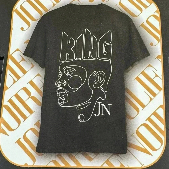 Jolie Noire Men's Black History Graphic Print Short Sleeve XL Crewneck Tee - Picture 1 of 4